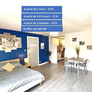Centre 30m2 Calme Cour Intérieure Vélo Netflix , Moissac France
